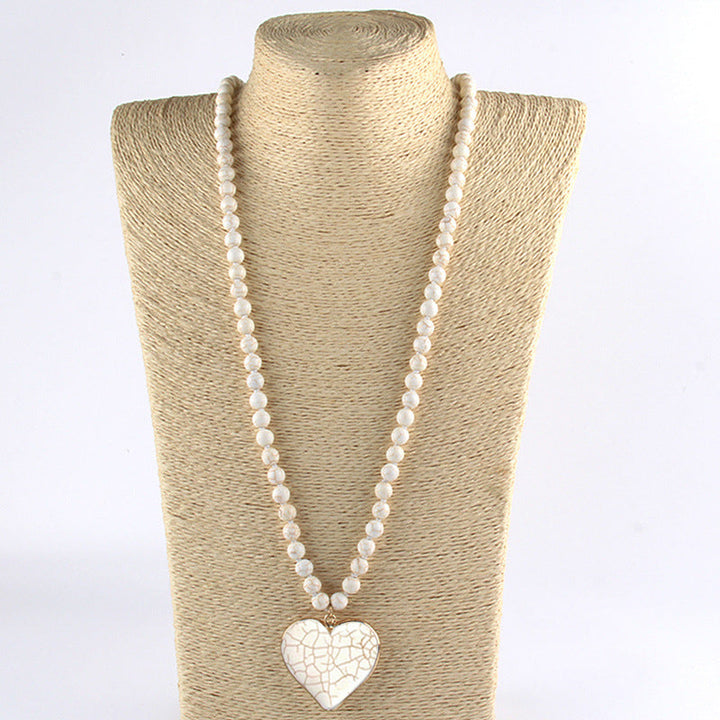 Collier Pendentif En Perles Bohème