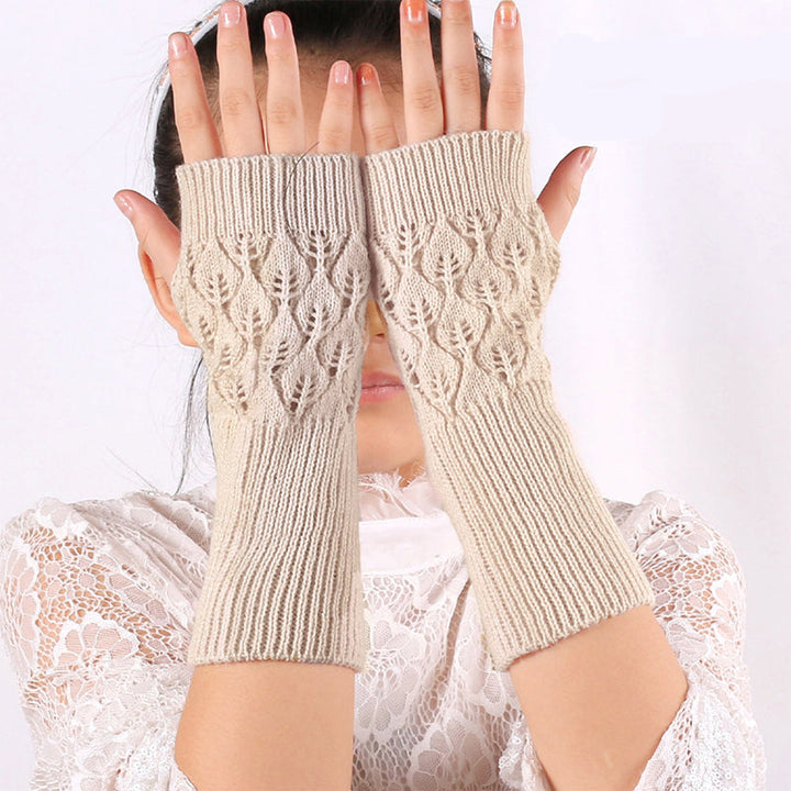 Gants Chauds De Couleur Unie