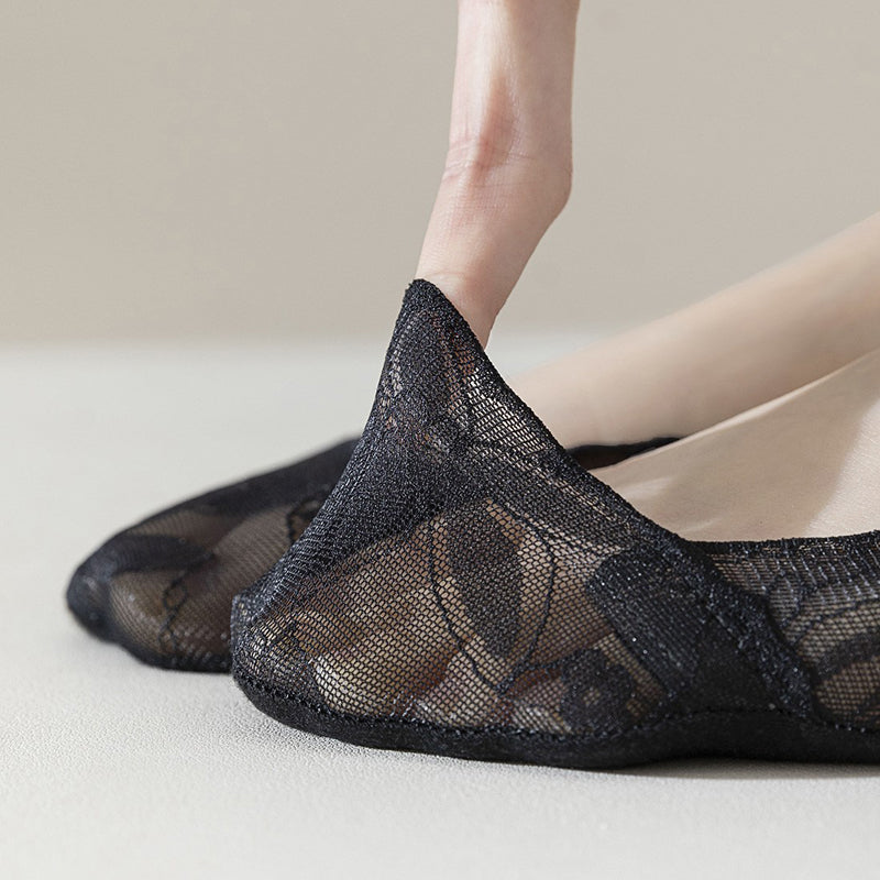 Chaussettes Respirantes En Dentelle