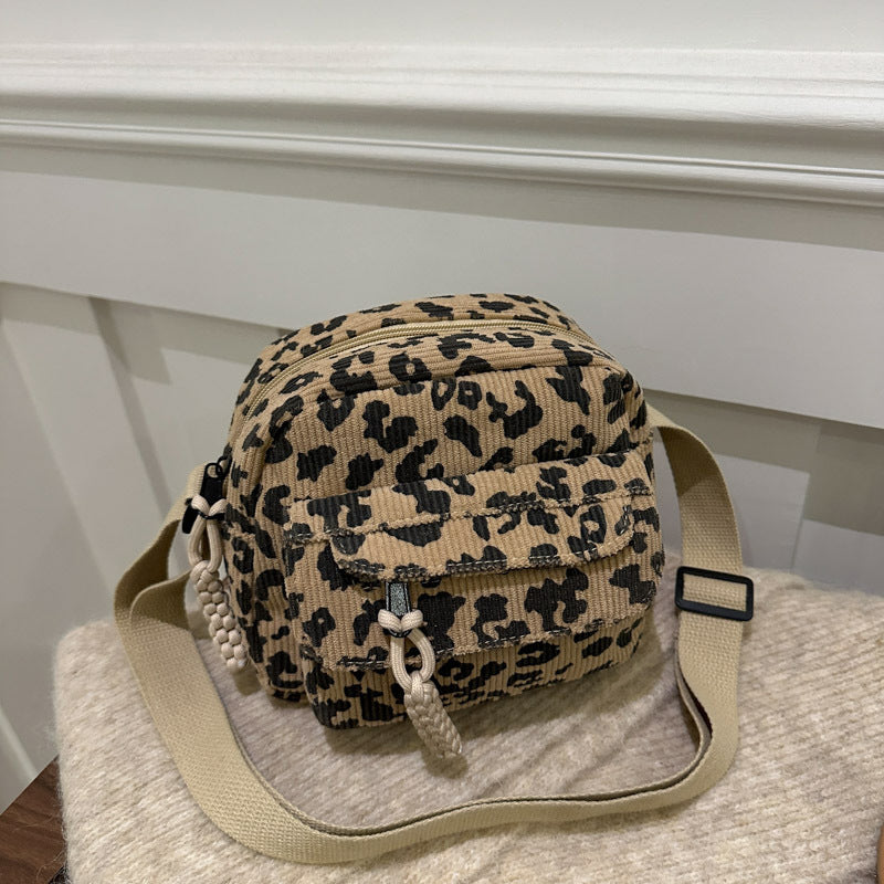Sac Léopard Vintage