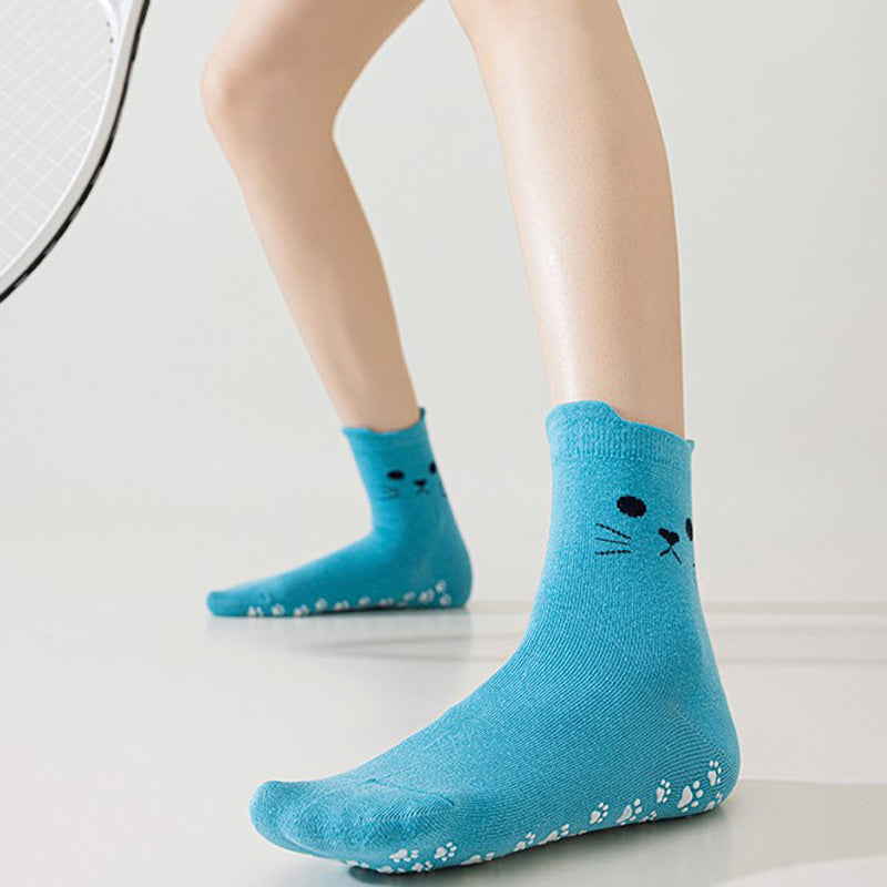Chaussettes Décontractées À Imprimé Chat