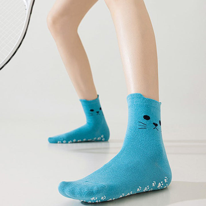 Chaussettes Décontractées À Imprimé Chat