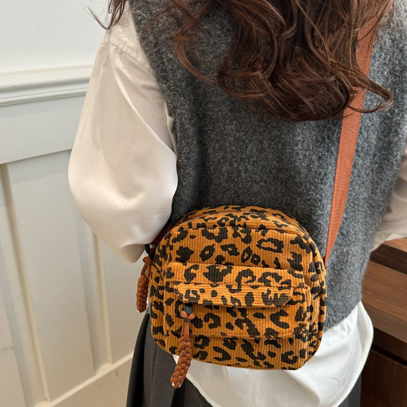 Sac Léopard Vintage