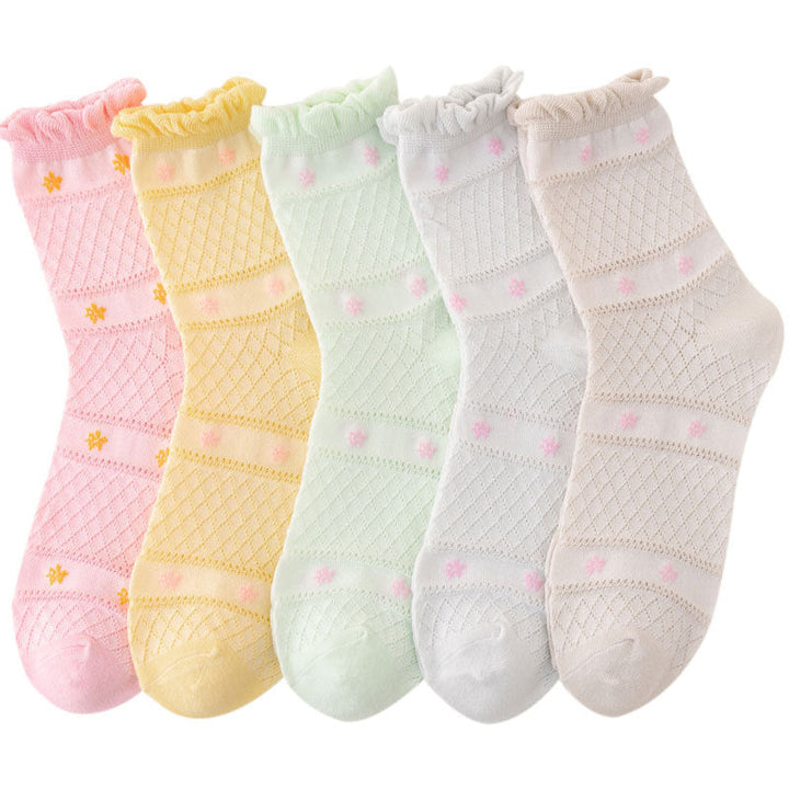 Chaussettes Fleuries Respirantes