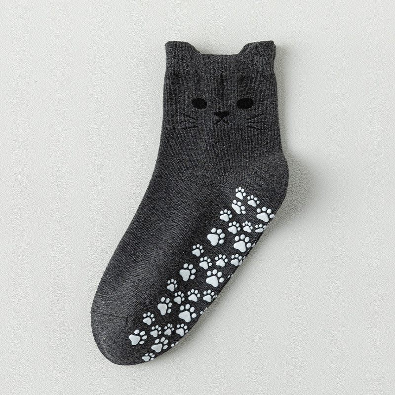 Chaussettes Décontractées À Imprimé Chat