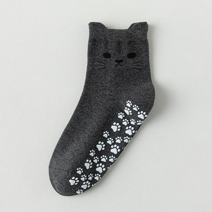 Chaussettes Décontractées À Imprimé Chat