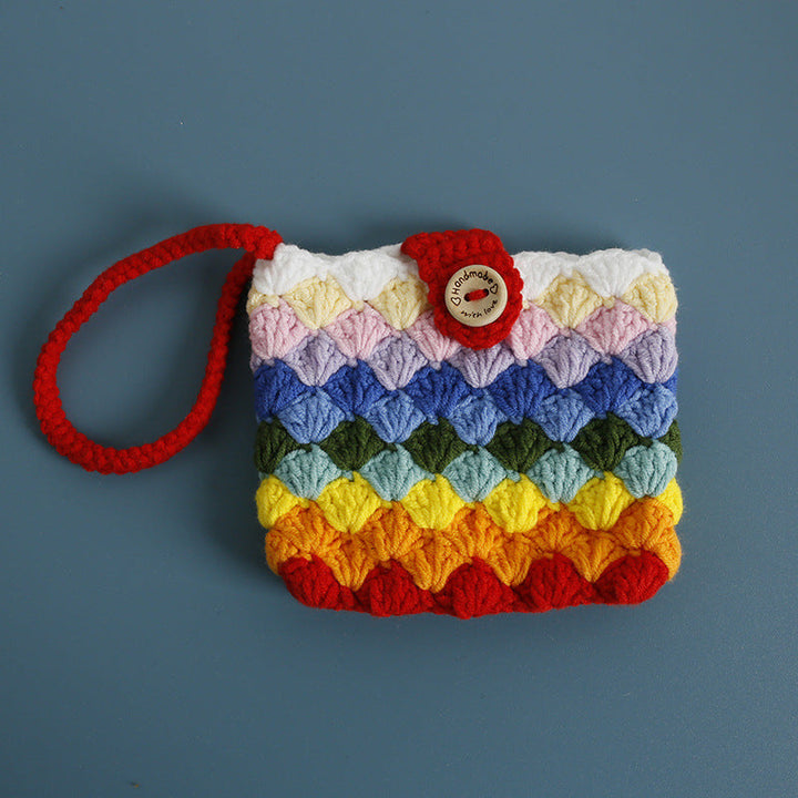 Porte-Monnaie Coloré Tissé À La Main