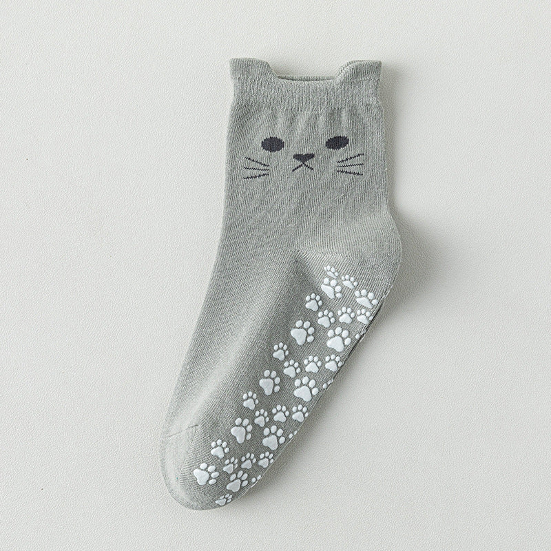 Chaussettes Décontractées À Imprimé Chat