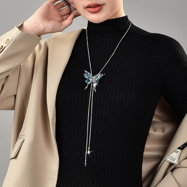 Collier Papillon Vintage