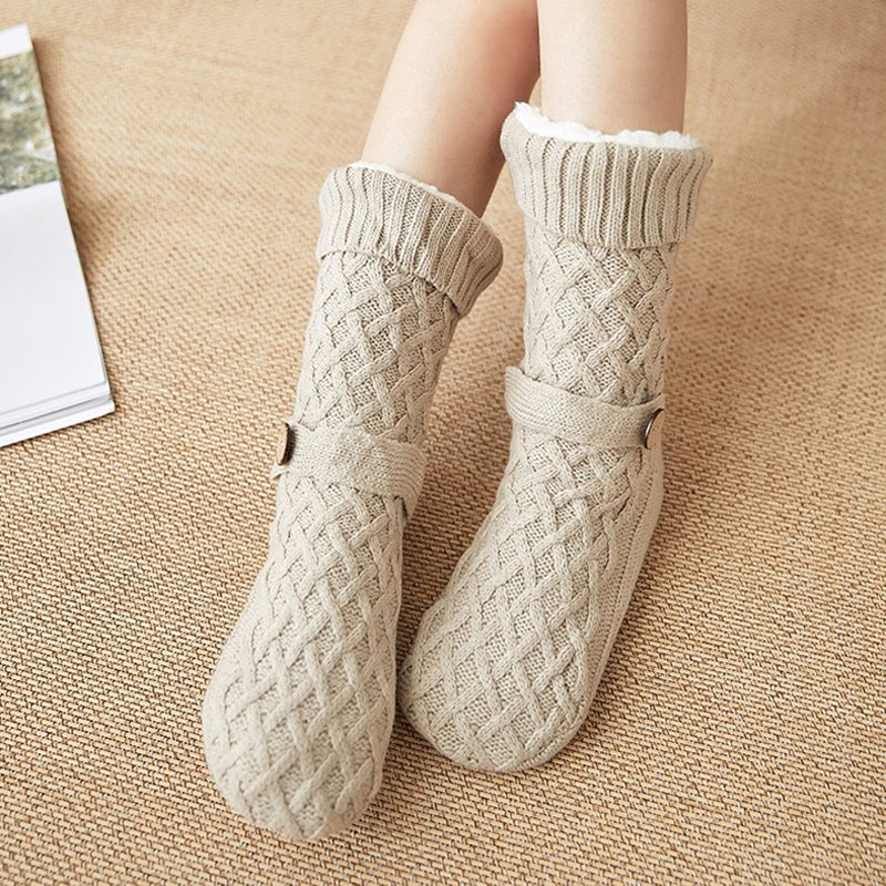 Chaussettes Chaudes Antidérapantes