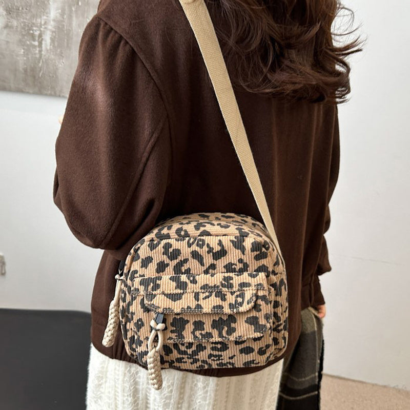 Sac Léopard Vintage