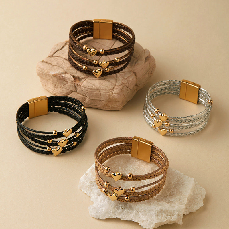 Bracelet Coeur Vintage