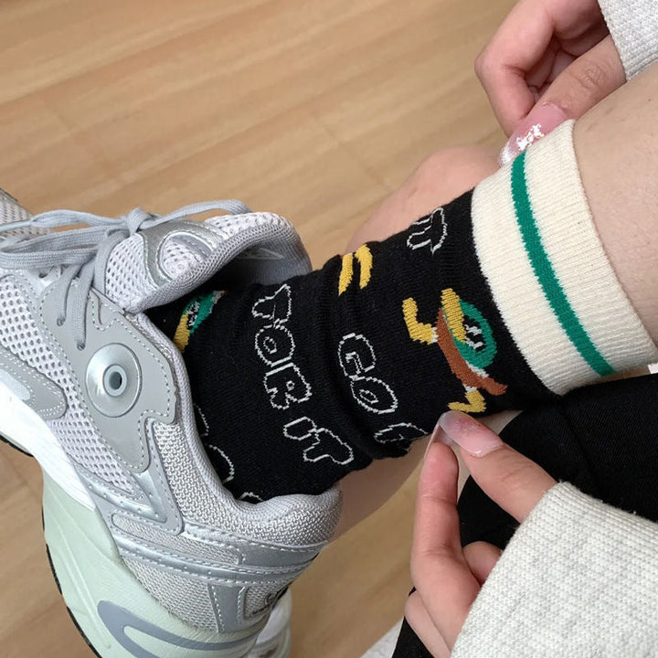 Chaussettes Décontractées De Dessin Animé