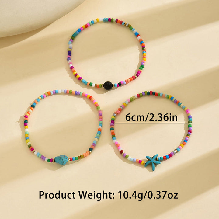 Bracelet De Perles Colorées Bohème