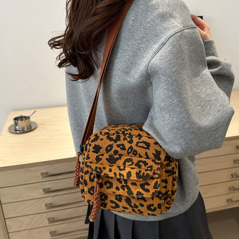 Sac Léopard Vintage