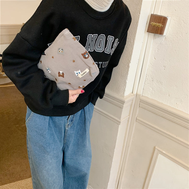 Sac Décontracté À Imprimé Chat