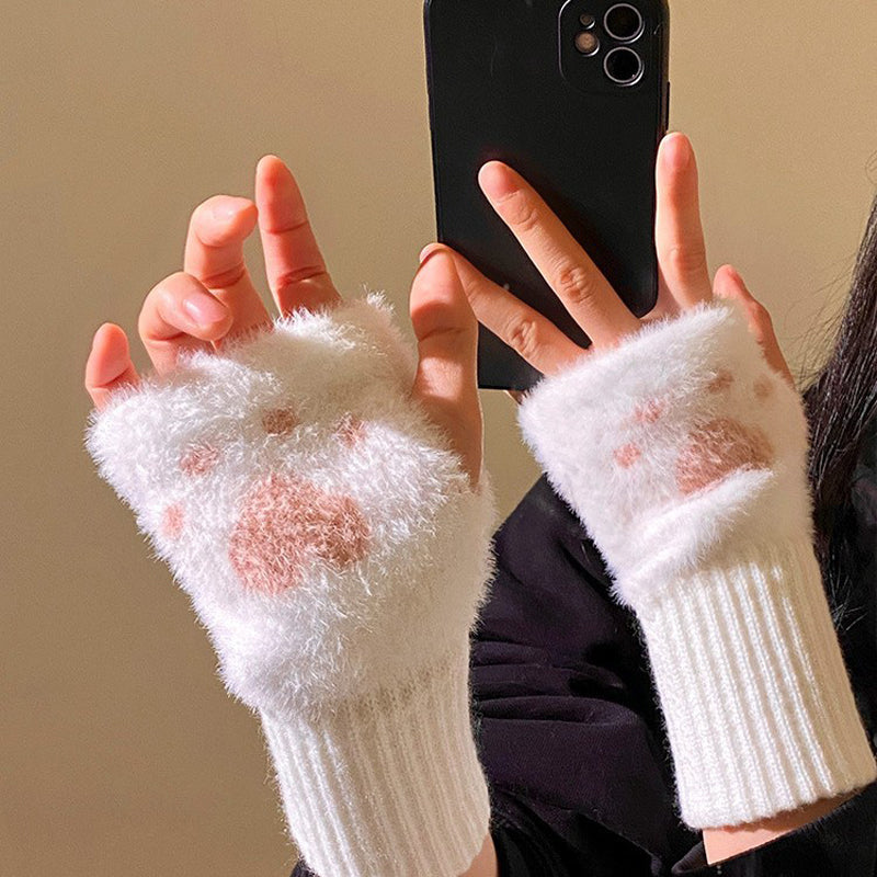 Gants Chauds De Dessin Animé