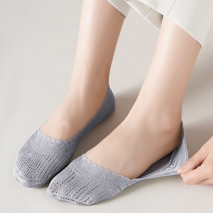 Chaussettes Respirantes En Dentelle