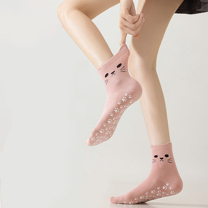 Chaussettes Décontractées À Imprimé Chat