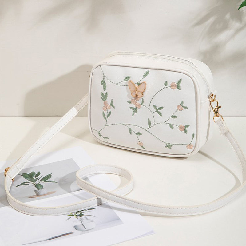 Sac Décontracté À Broderie Florale