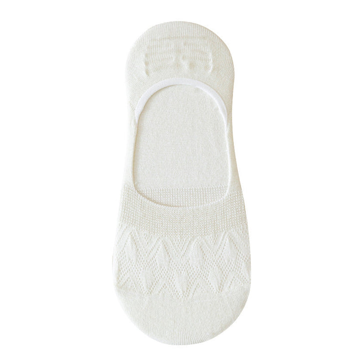 Chaussettes Respirantes De Couleur Unie