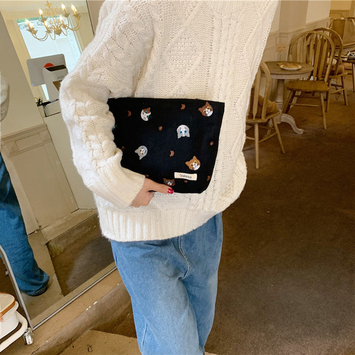 Sac Décontracté À Imprimé Chat