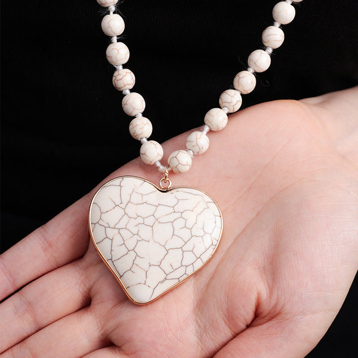 Collier Pendentif En Perles Bohème
