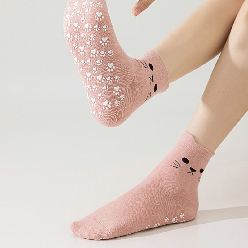 Chaussettes Décontractées À Imprimé Chat
