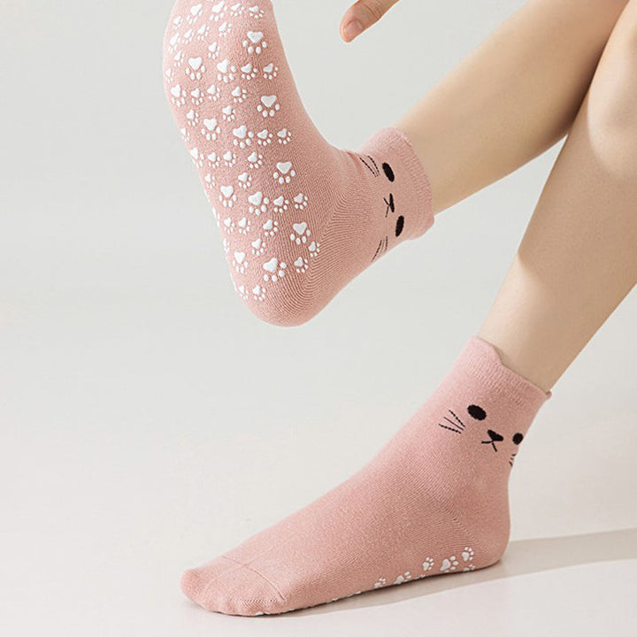 Chaussettes Décontractées À Imprimé Chat