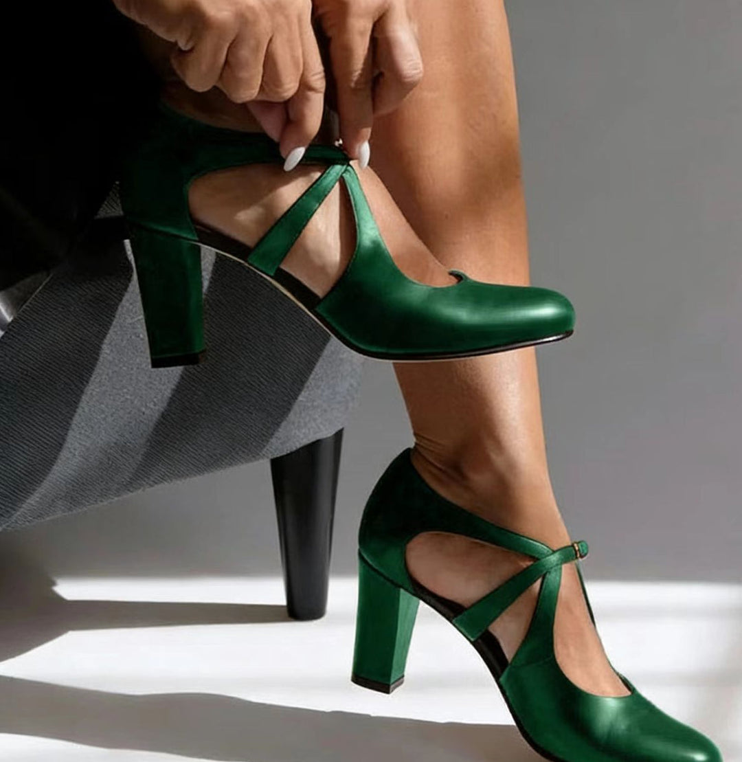 Camilla | Elegant High Heels in Genuine Leather Comfort