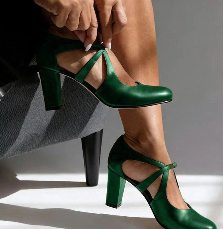 Camilla | Elegant High Heels in Genuine Leather Comfort