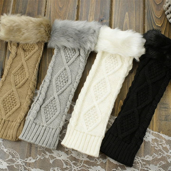 Gants Chauds De Couleur Unie