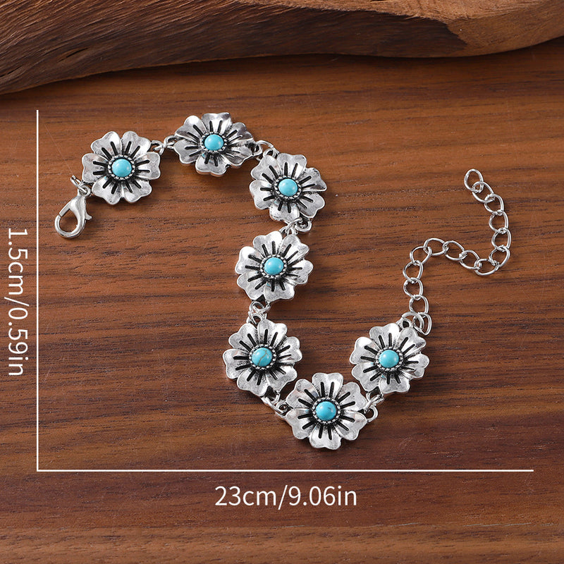 Bracelet Fleuri Vintage