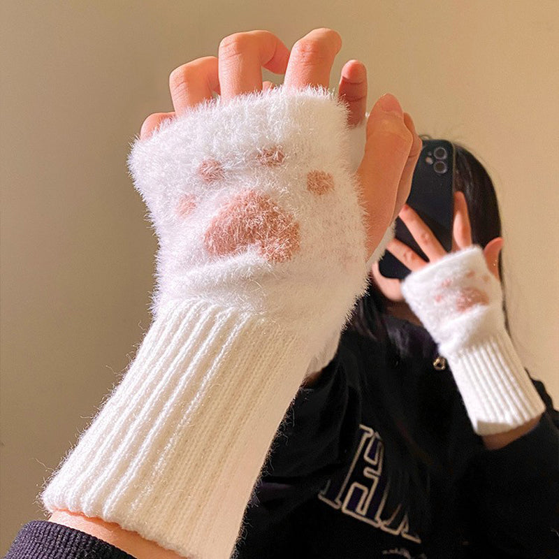 Gants Chauds De Dessin Animé