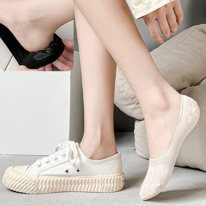 Chaussettes Respirantes De Couleur Unie