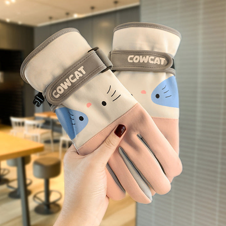 Gants Chauds De Dessin Animé