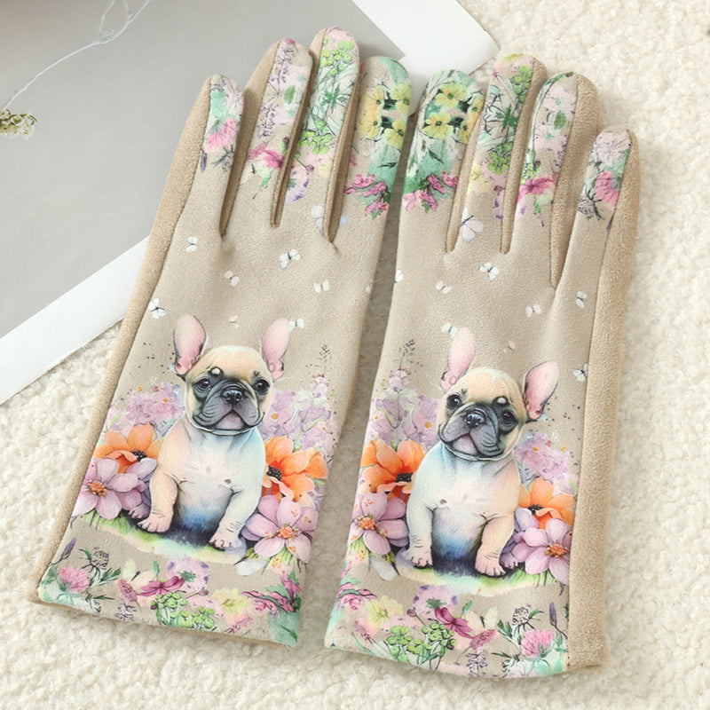 Gants Chauds De Dessin Animé