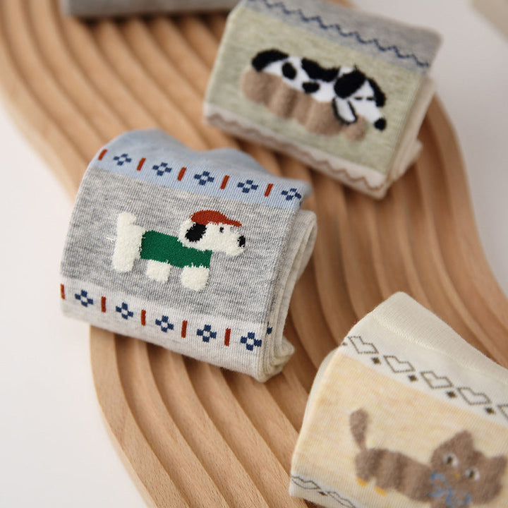 Chaussettes Animaux De Dessin Animé