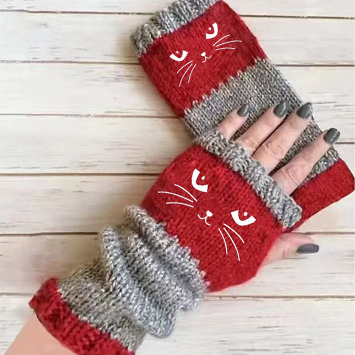 Gants Chauds De Dessin Animé