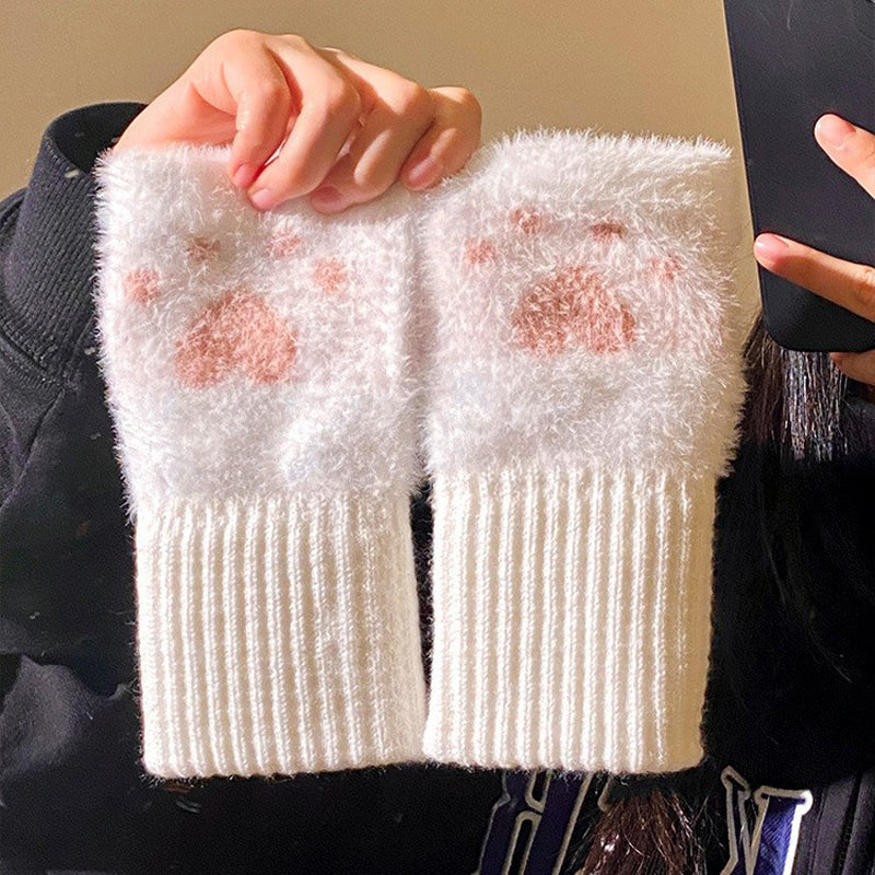 Gants Chauds De Dessin Animé