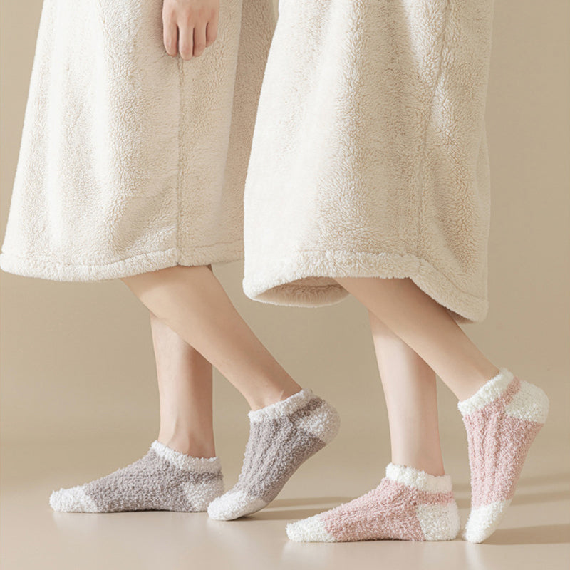 Chaussettes Chaudes En Peluche