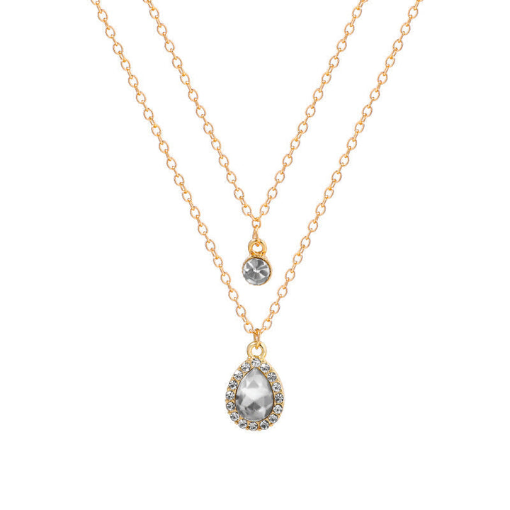 Vintage Water Drop Pendant Necklace