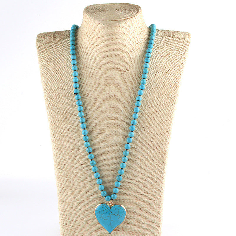 Collier Pendentif En Perles Bohème