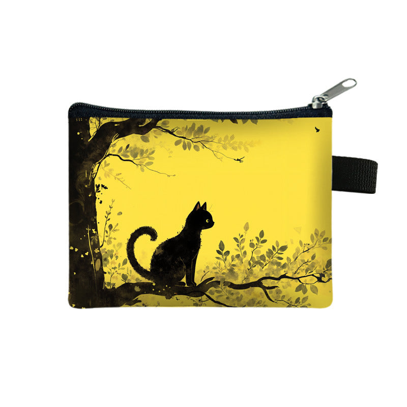 Porte-Monnaie Chat De Dessin Animé