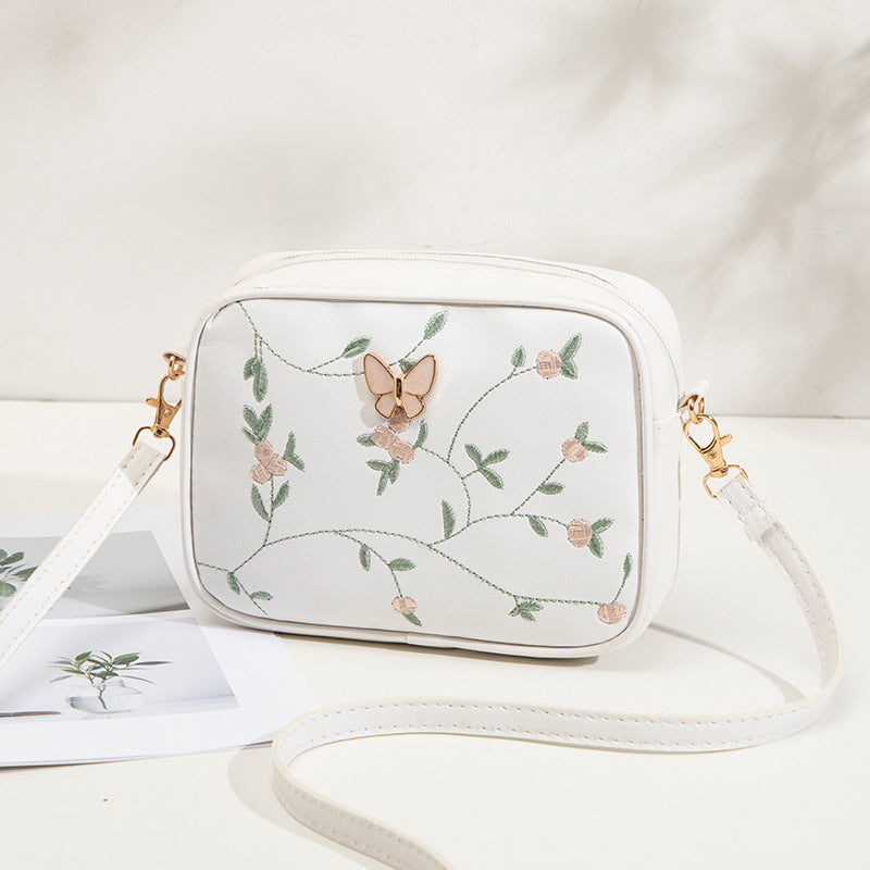 Sac Décontracté À Broderie Florale