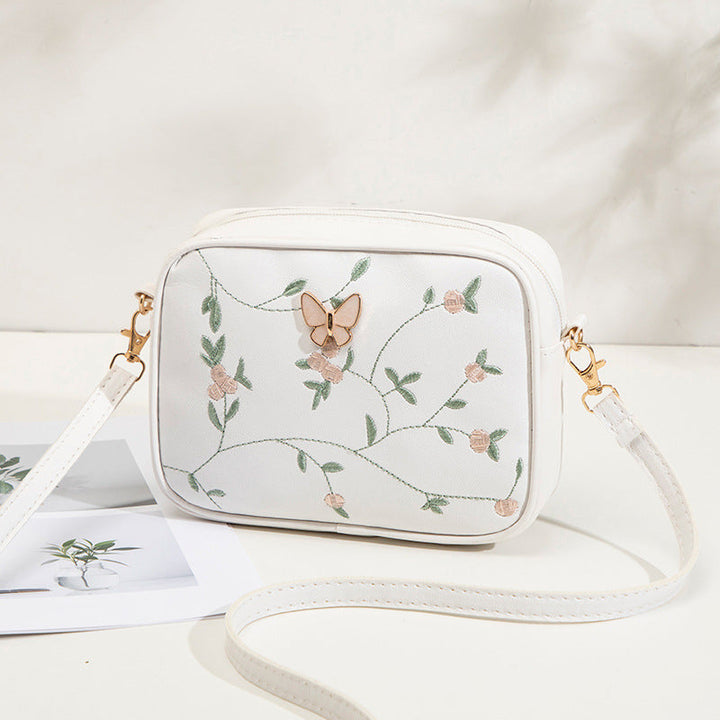 Sac Décontracté À Broderie Florale