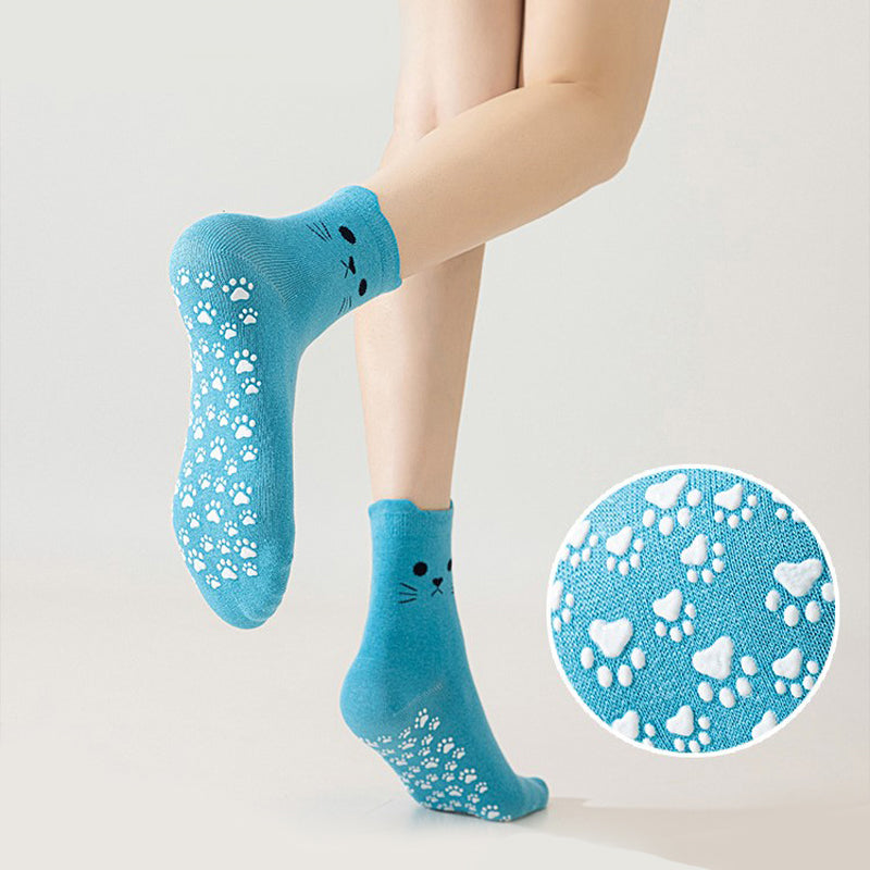 Chaussettes Décontractées À Imprimé Chat