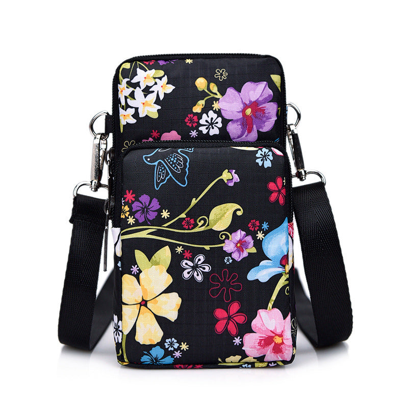 Sac À Motif Fleuri Vintage