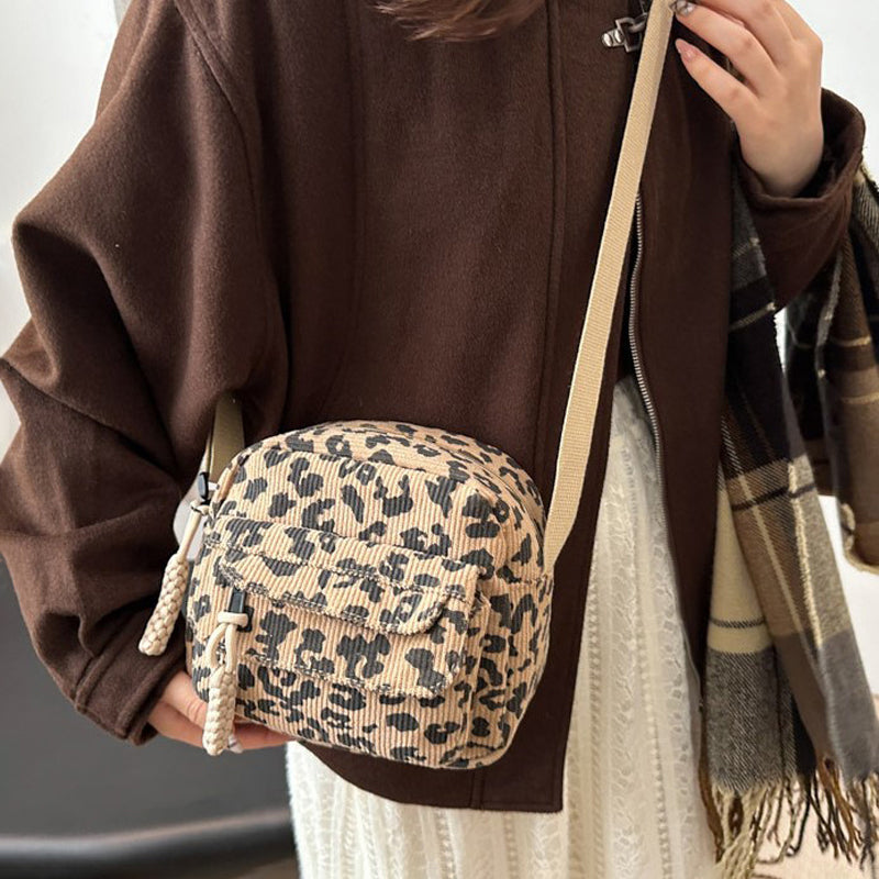 Sac Léopard Vintage