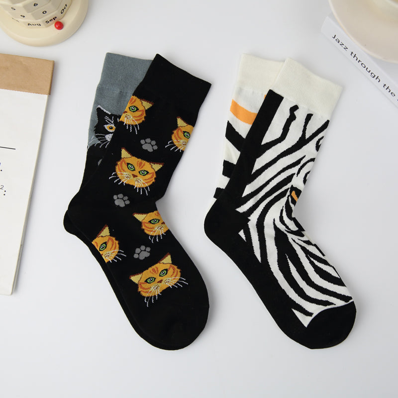 Chaussettes Asymétriques Décontractées